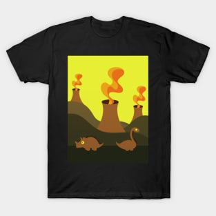 Dinos and Volcanos T-Shirt
